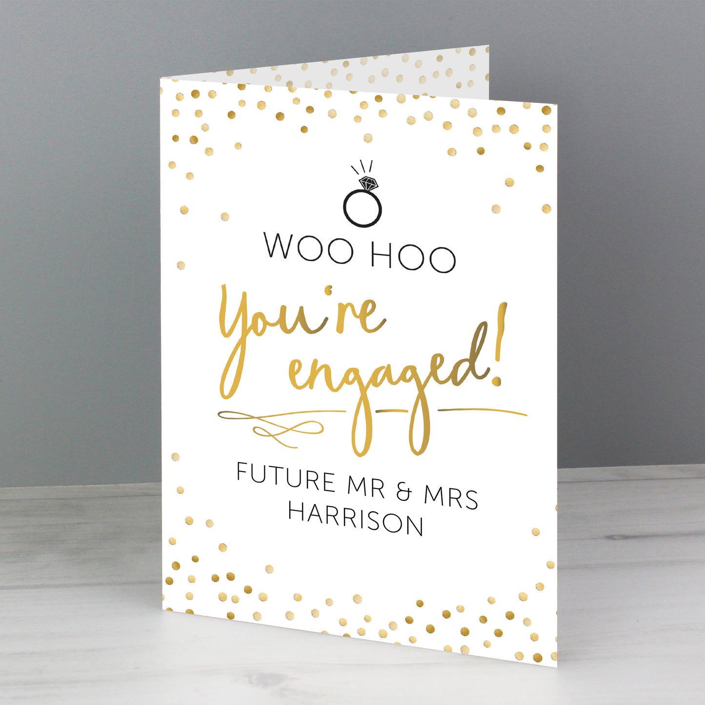 Personalised Engagement Card - MK&JD Gifts