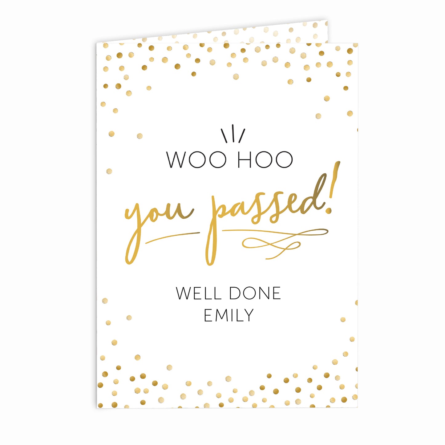 Personalised You Passed! Card - MK&JD Gifts
