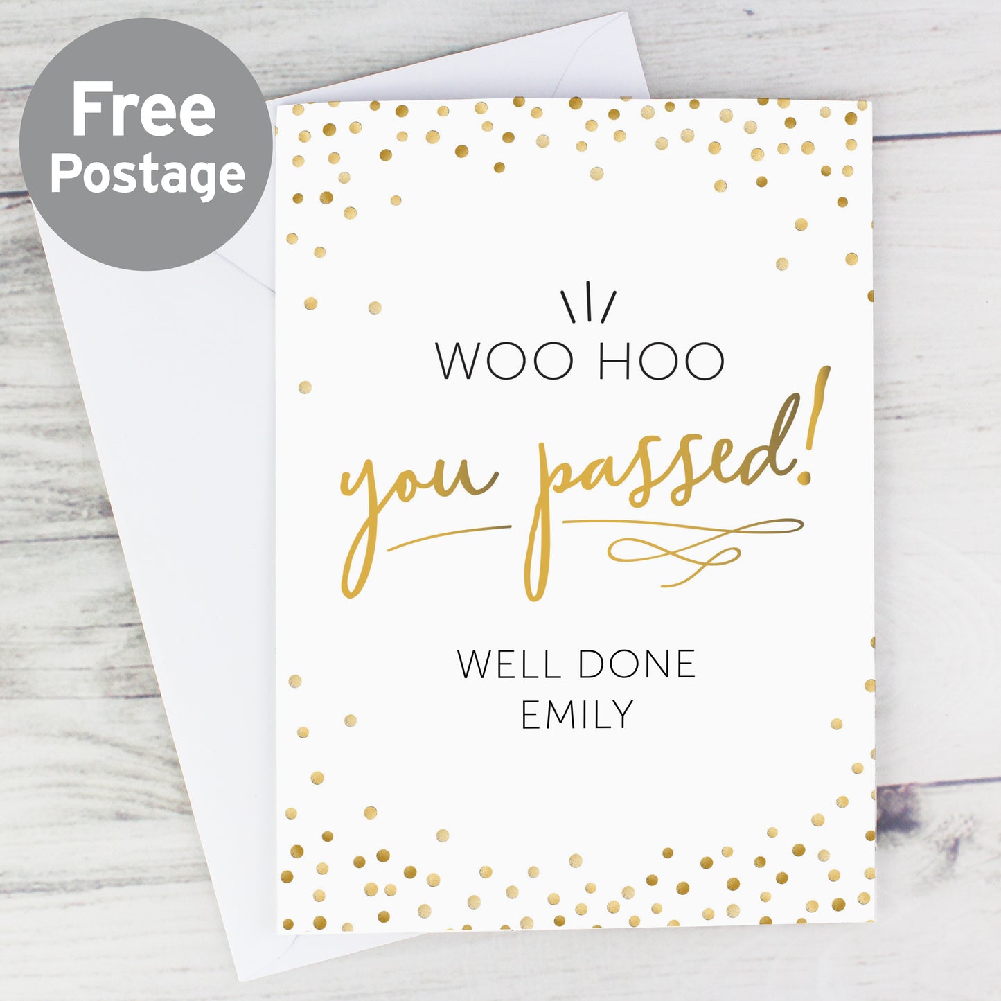 Personalised You Passed! Card - MK&JD Gifts