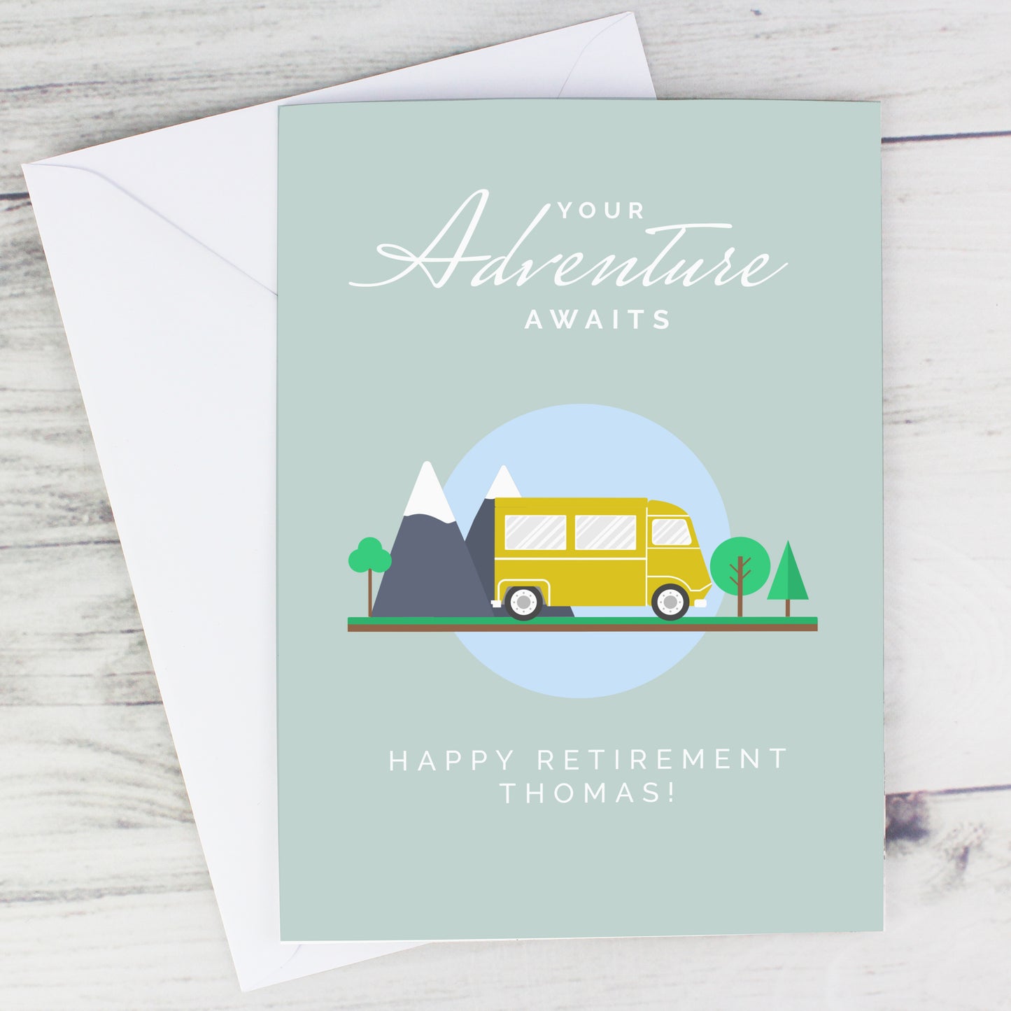 Personalised Leaving Retirement Adventure Card - MK&JD Gifts