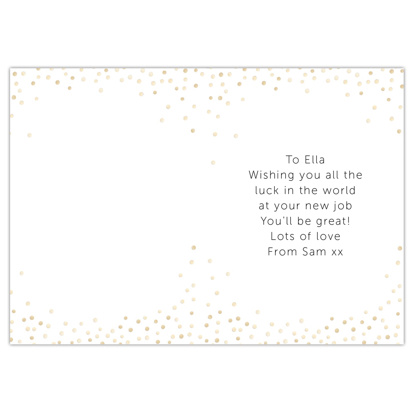 Personalised Good Luck Card - MK&JD Gifts