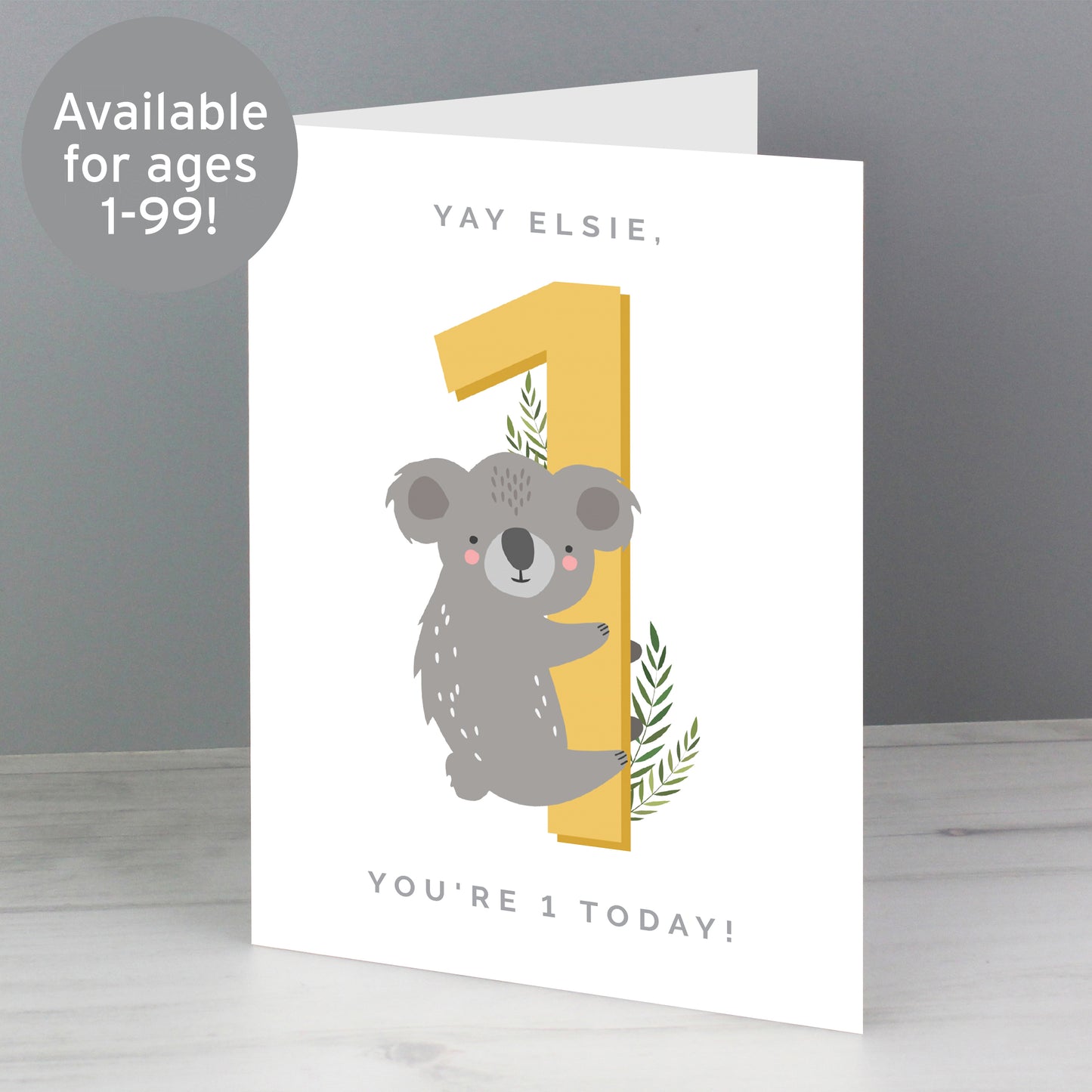 Personalised Animal Birthday Card - MK&JD Gifts