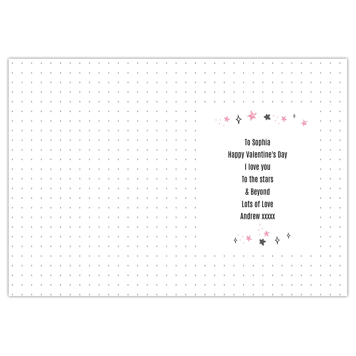 Personalised To The Moon & Back Pink Card - MK&JD Gifts