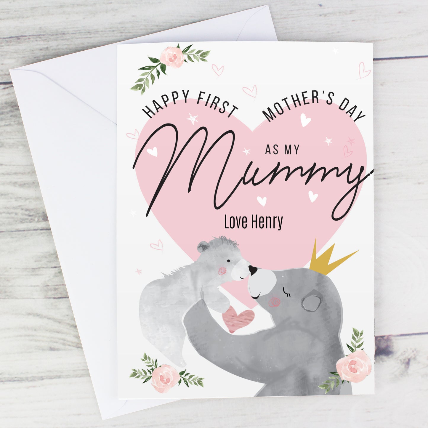 Personalised 1st Mother's Day Mama Bear Card - MK&JD Gifts