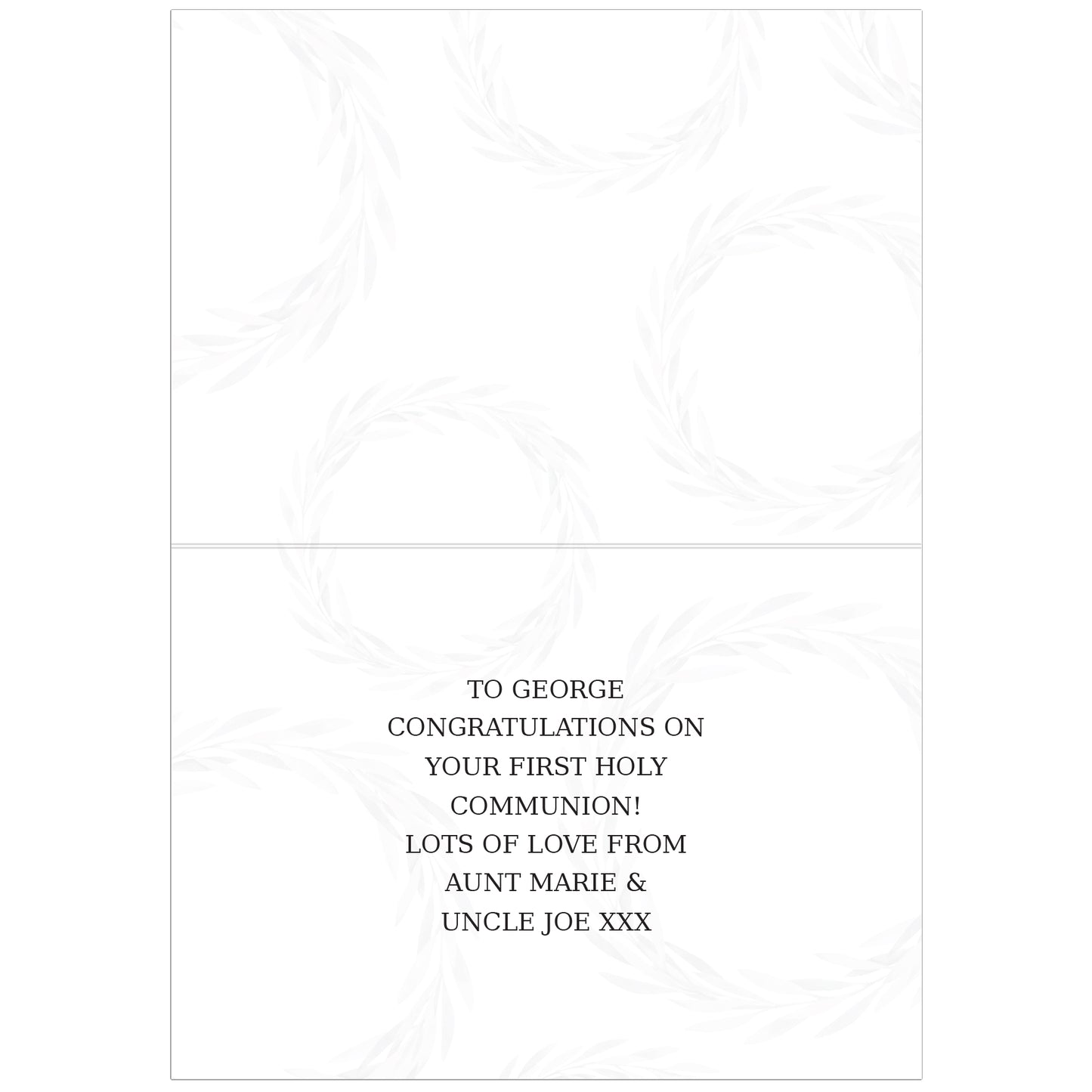Personalised Truly Blessed First Holy Communion Card - MK&JD Gifts