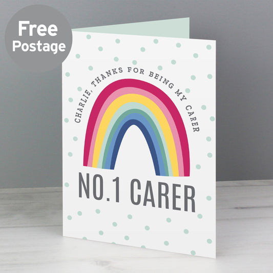 Personalised Rainbow Card - MK&JD Gifts