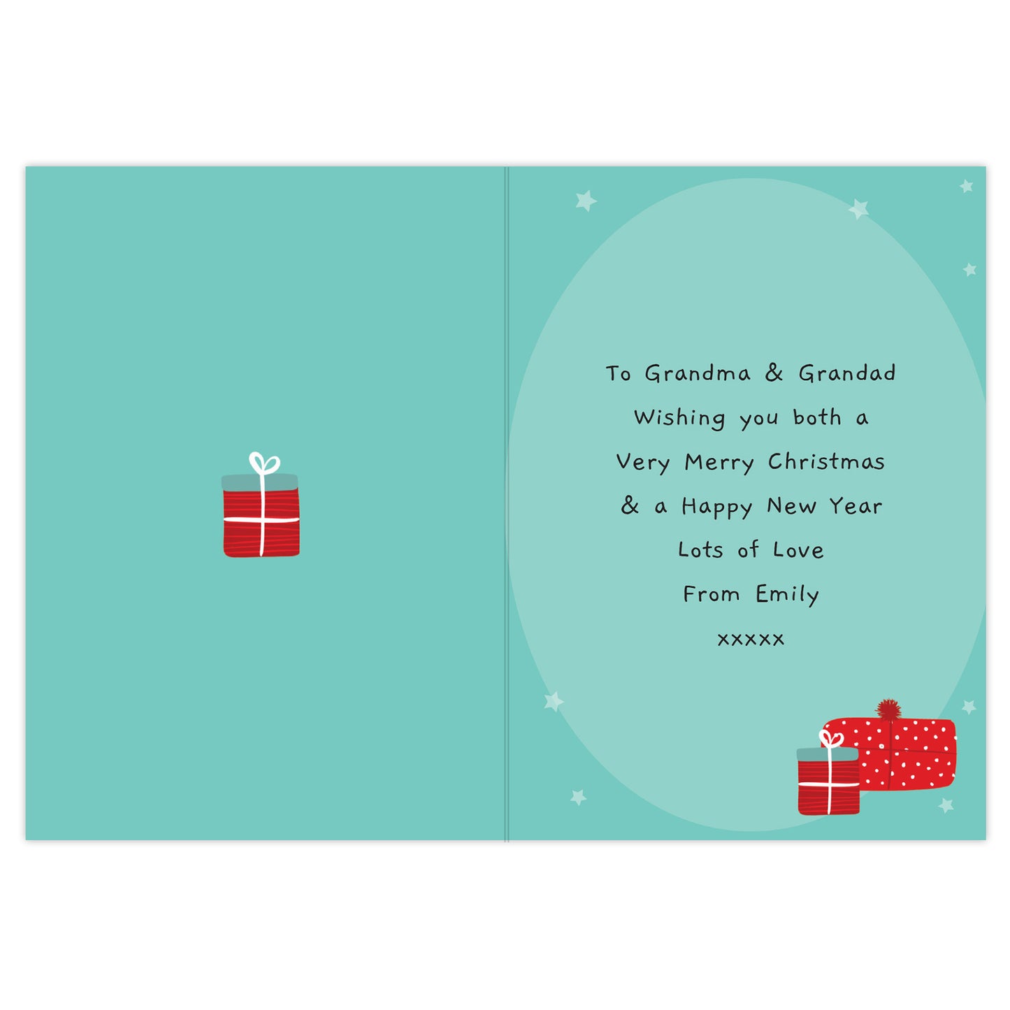 Personalised Mr & Mrs Claus Card - MK&JD Gifts