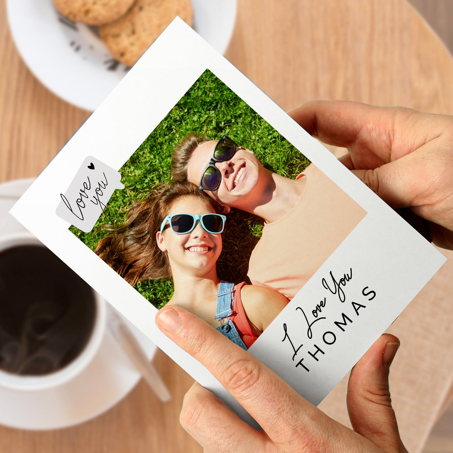 Personalised Love You Photo Upload Greeting Card - MK&JD Gifts