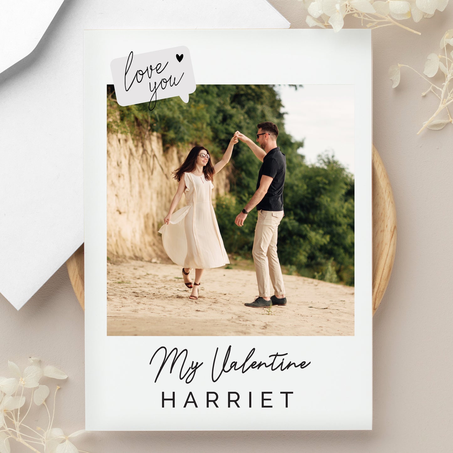 Personalised Love You Photo Upload Greeting Card - MK&JD Gifts