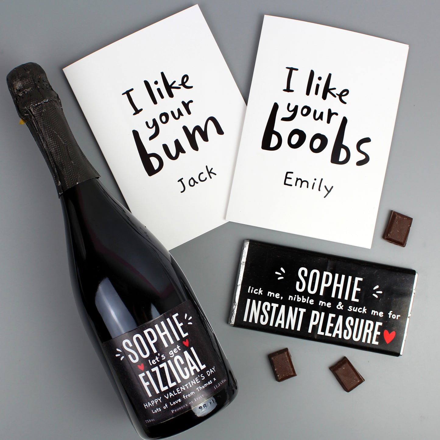 Personalised I Like Your Bum Card - MK&JD Gifts