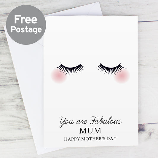 Personalised Eyelashes Card - MK&JD Gifts