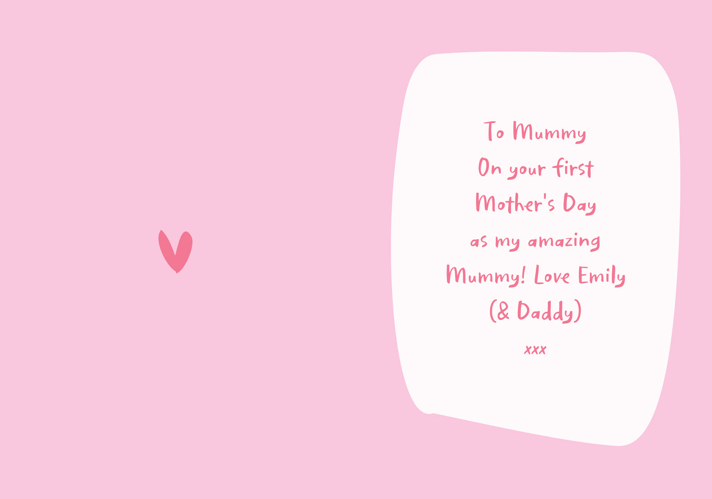 Personalised Happy First Mother's Day Card - MK&JD Gifts