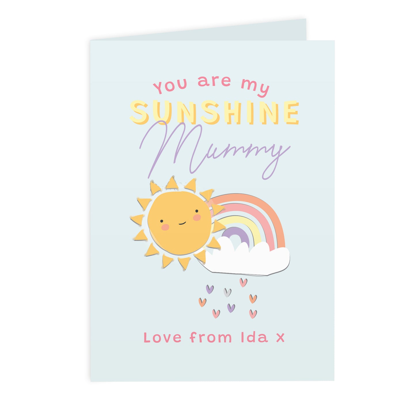 Personalised You Are My Sunshine Card - MK&JD Gifts