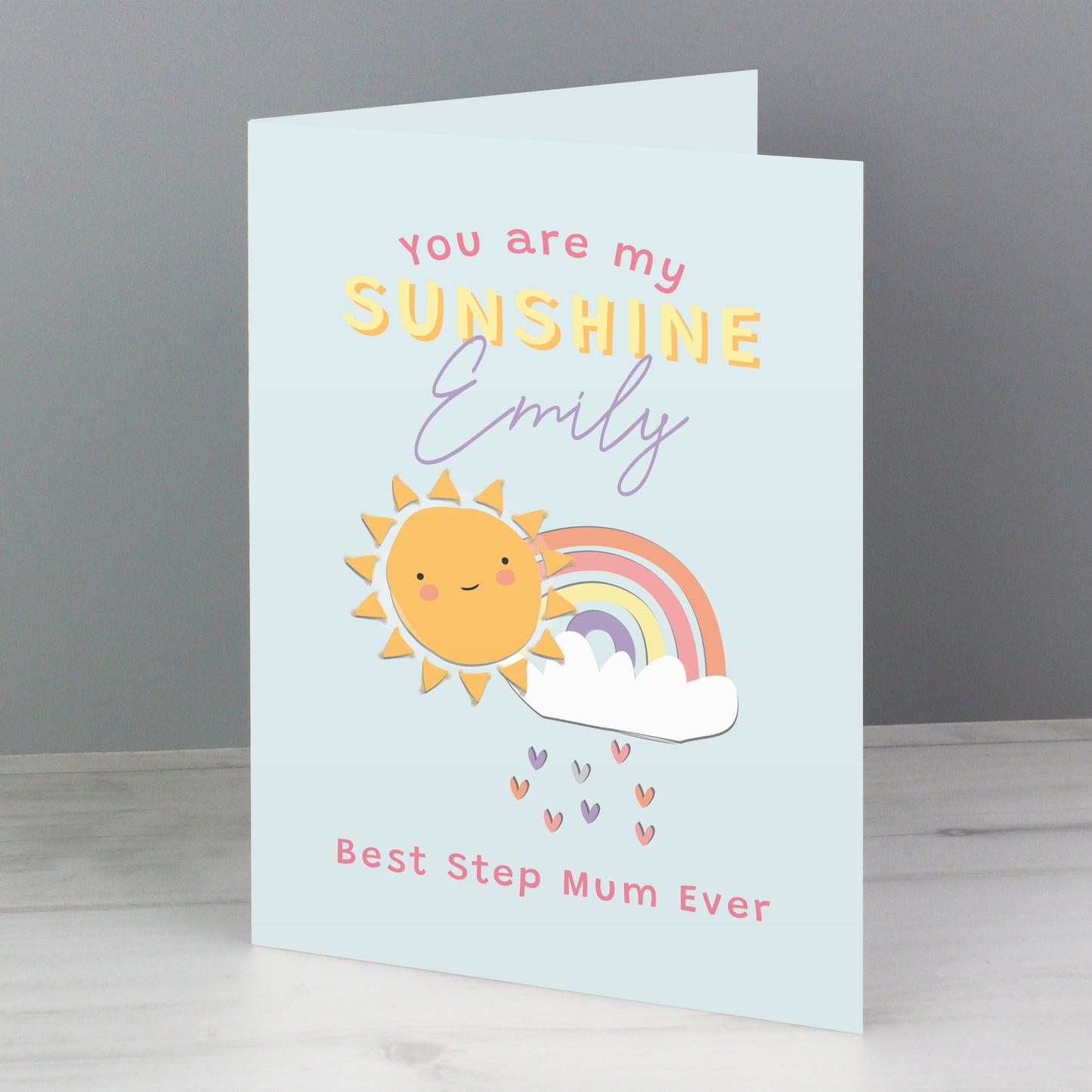 Personalised You Are My Sunshine Card - MK&JD Gifts