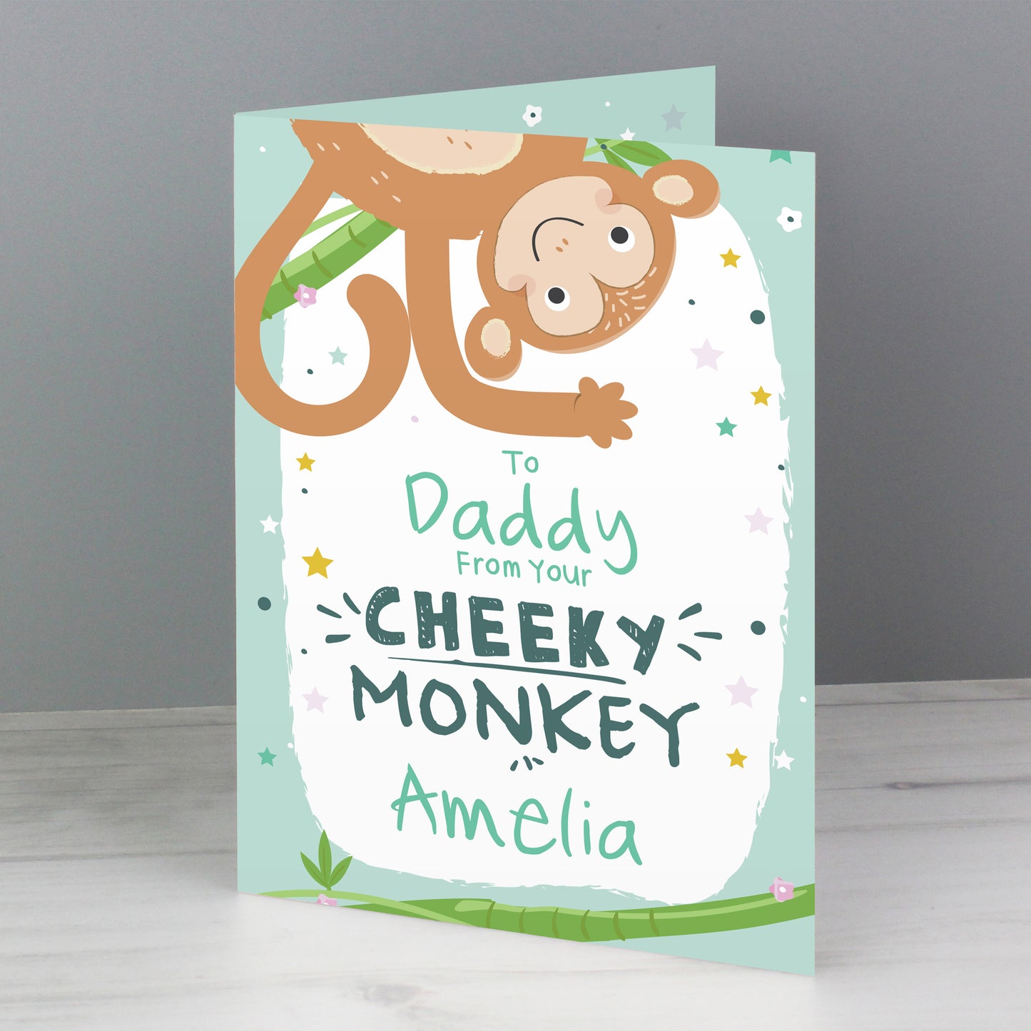 Personalised From Your Cheeky Monkey Card - MK&JD Gifts