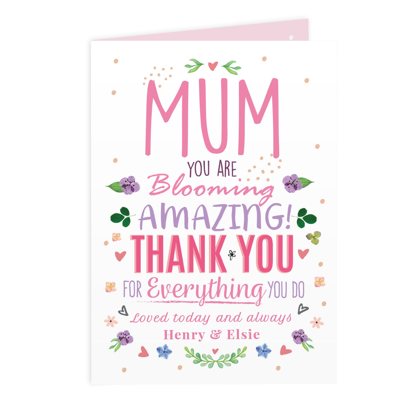 Personalised You Are Blooming Amazing Card - MK&JD Gifts