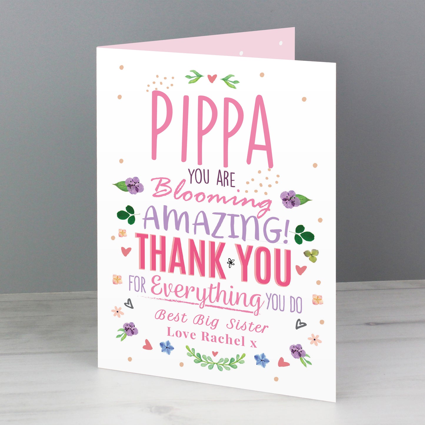 Personalised You Are Blooming Amazing Card - MK&JD Gifts
