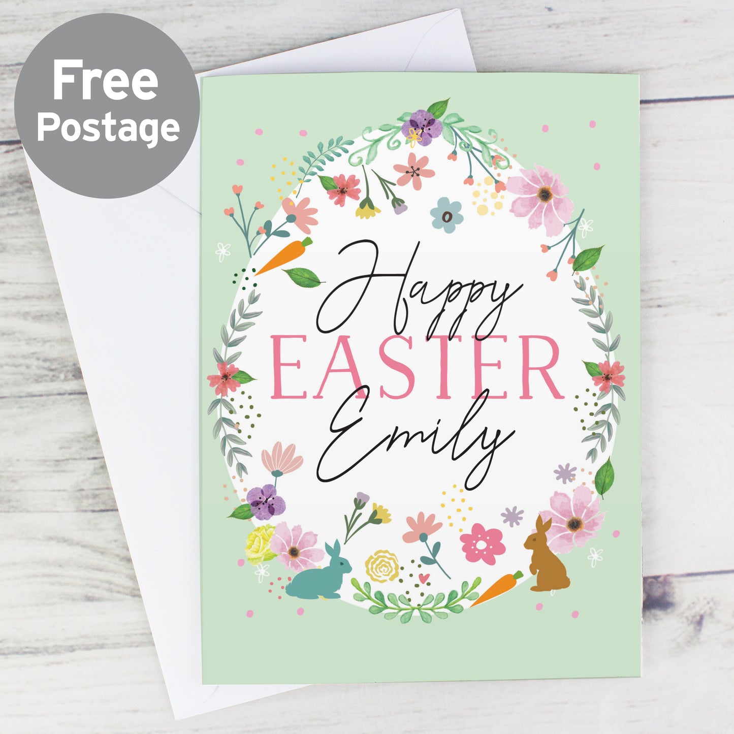 Personalised Easter Springtime Card - MK&JD Gifts