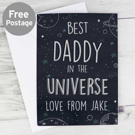 Personalised Best... In The Universe Card - MK&JD Gifts