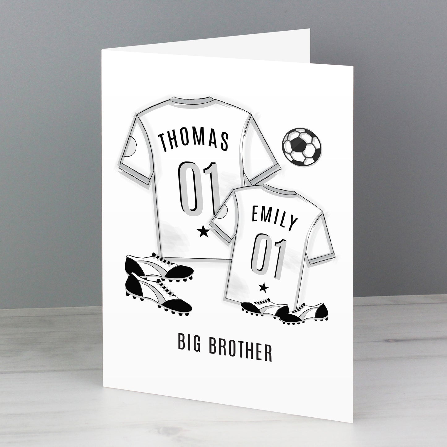 Personalised Football Mini Me Card - MK&JD Gifts