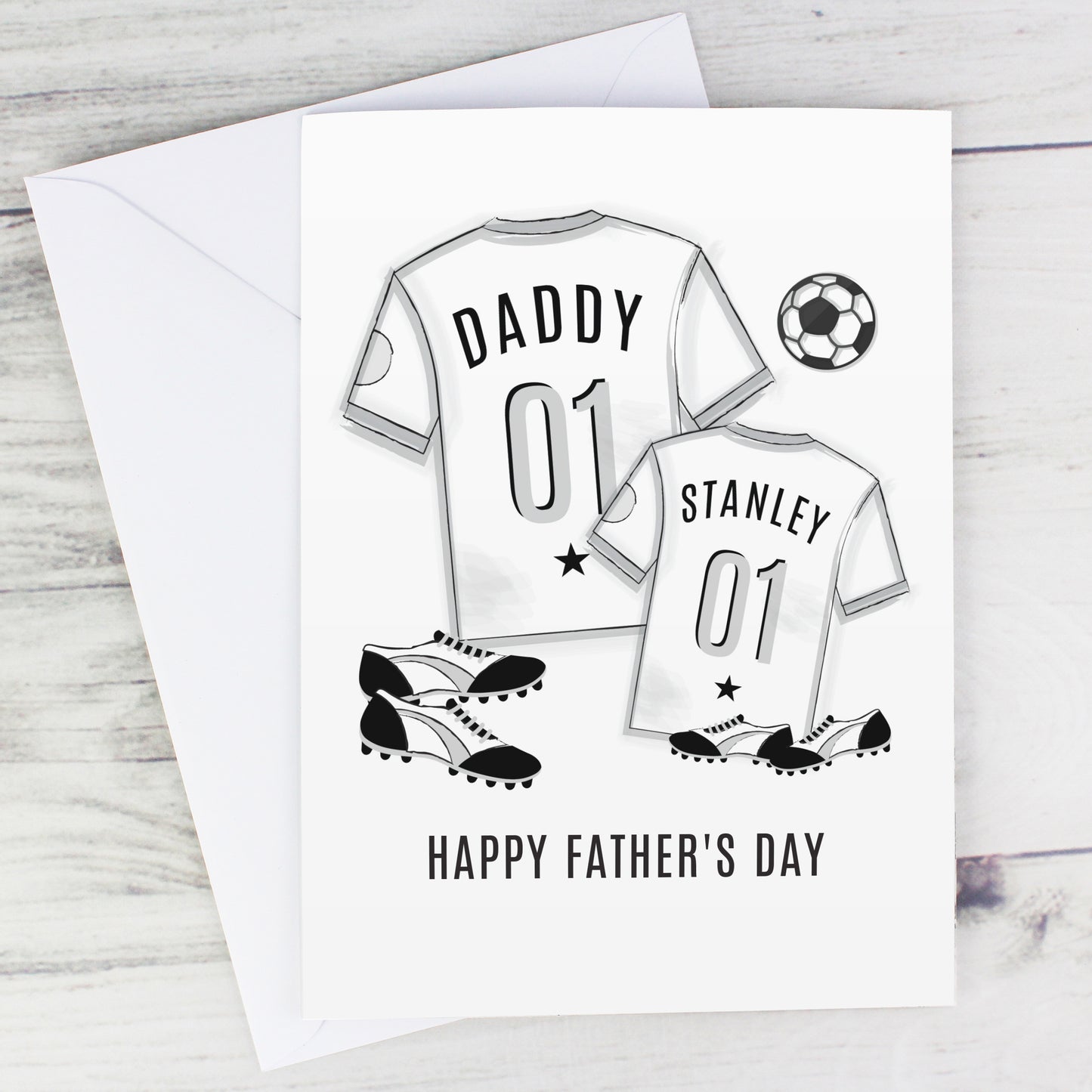 Personalised Football Mini Me Card - MK&JD Gifts