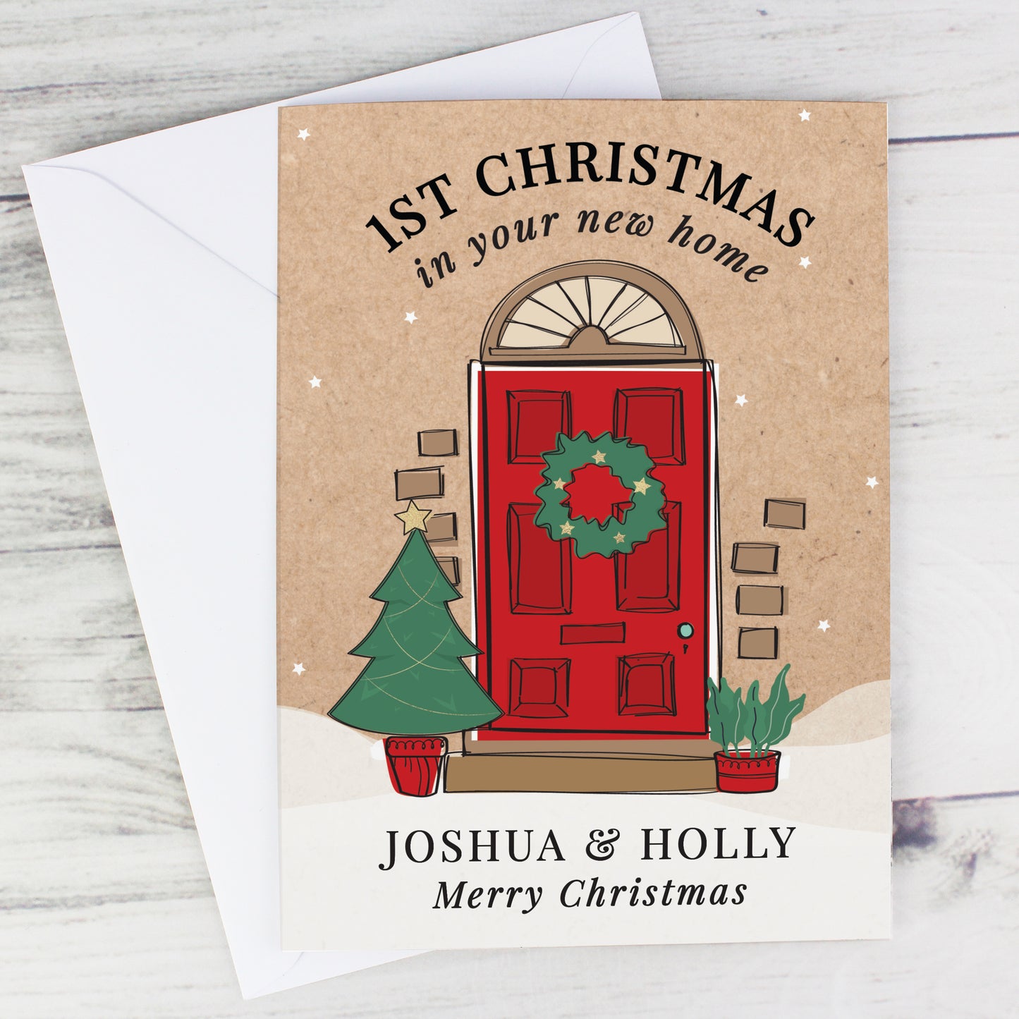 Personalised 1st Christmas In Your New Home Card - MK&JD Gifts