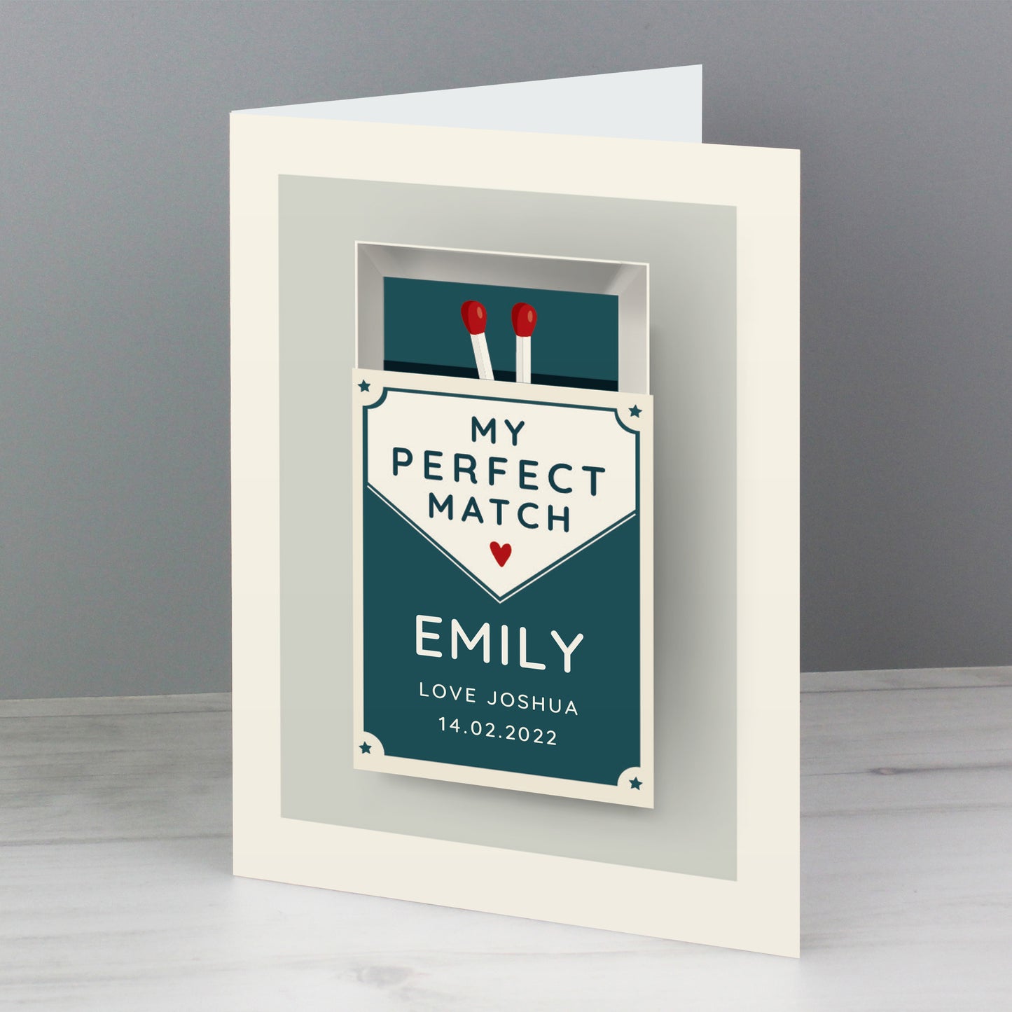 Personalised The Perfect Match Card - MK&JD Gifts