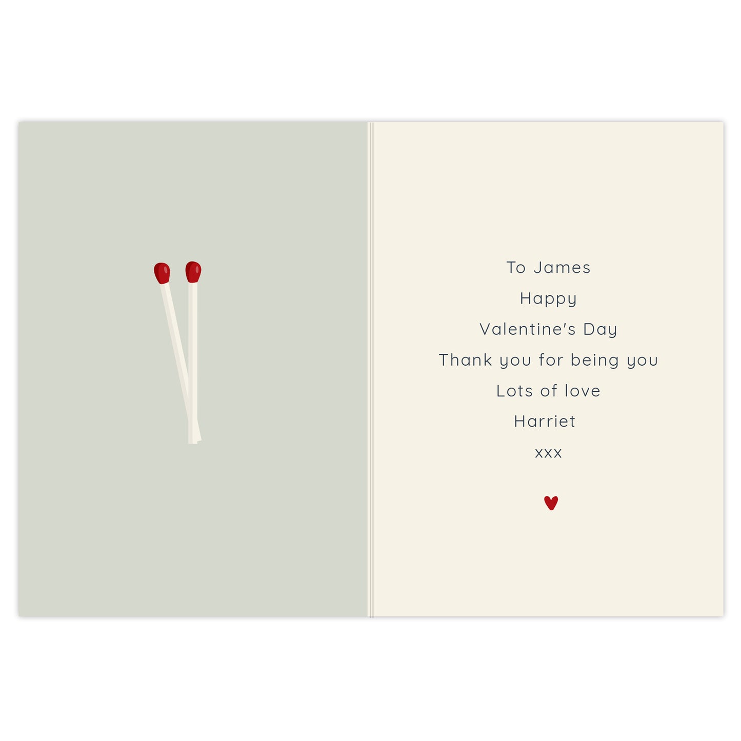 Personalised The Perfect Match Card - MK&JD Gifts