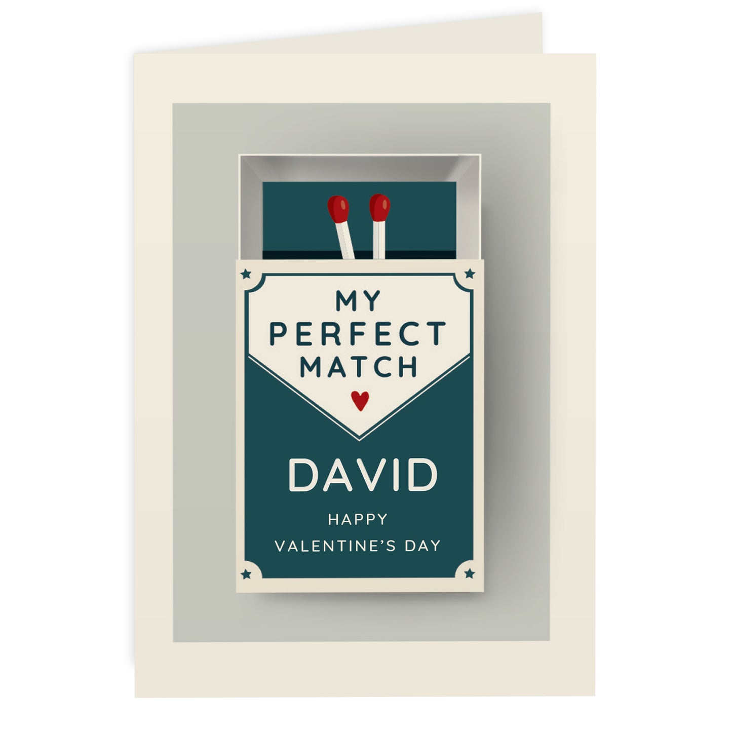 Personalised The Perfect Match Card - MK&JD Gifts
