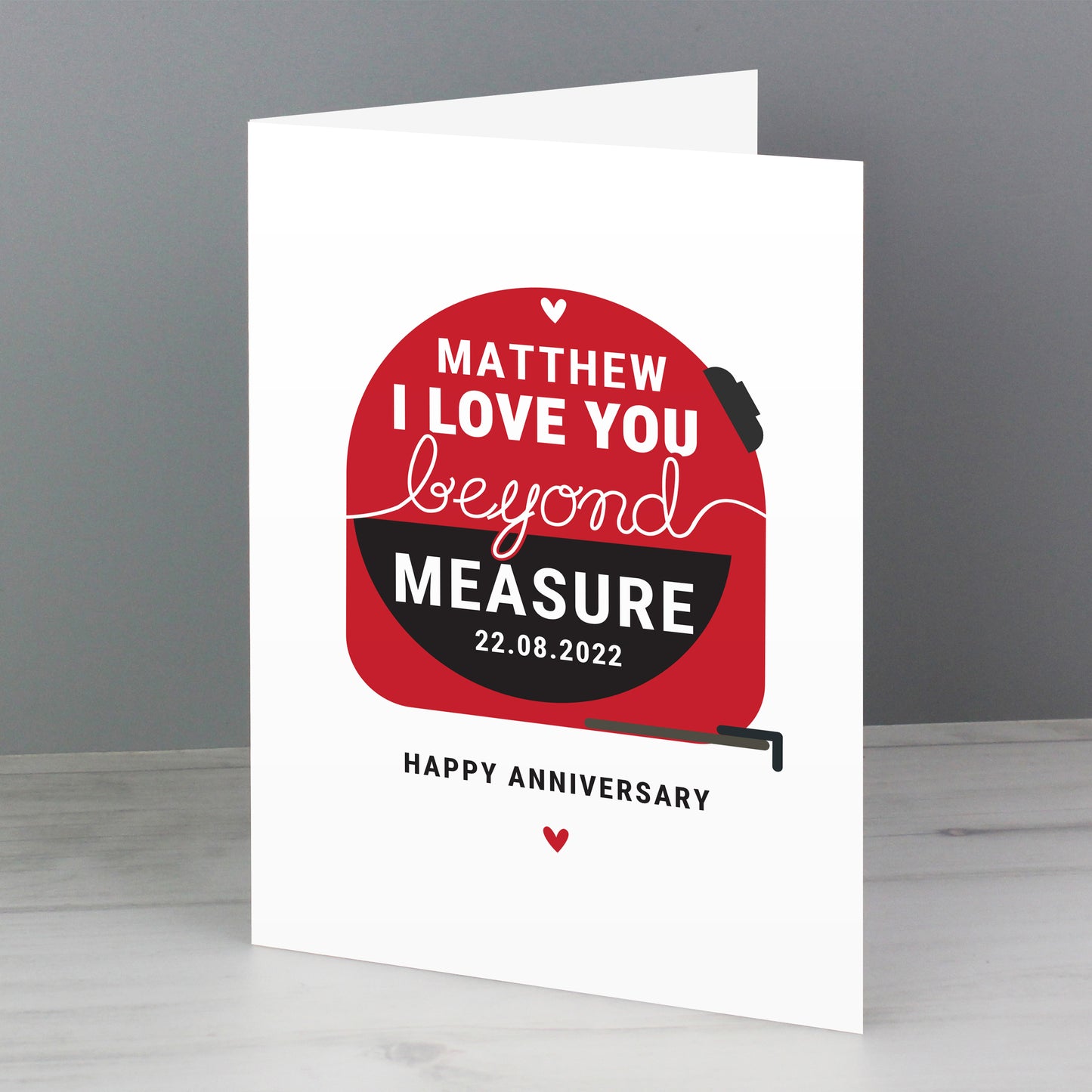 Personalised Beyond Measures Card - MK&JD Gifts