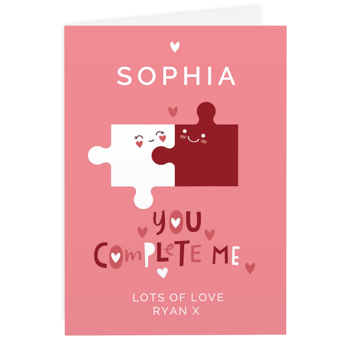 Personalised You Complete Me Card - MK&JD Gifts