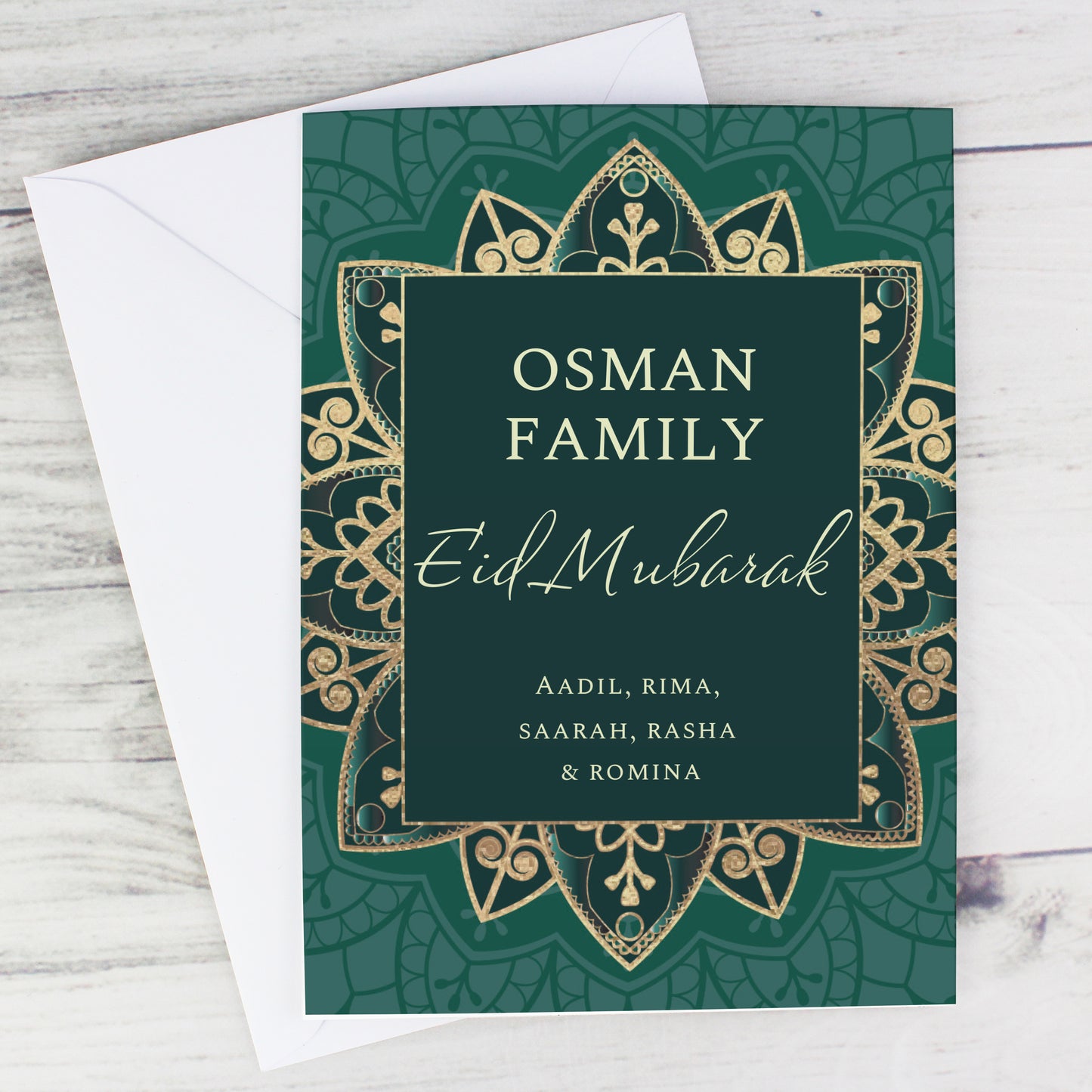 Personalised Eid and Ramadan Card - MK&JD Gifts