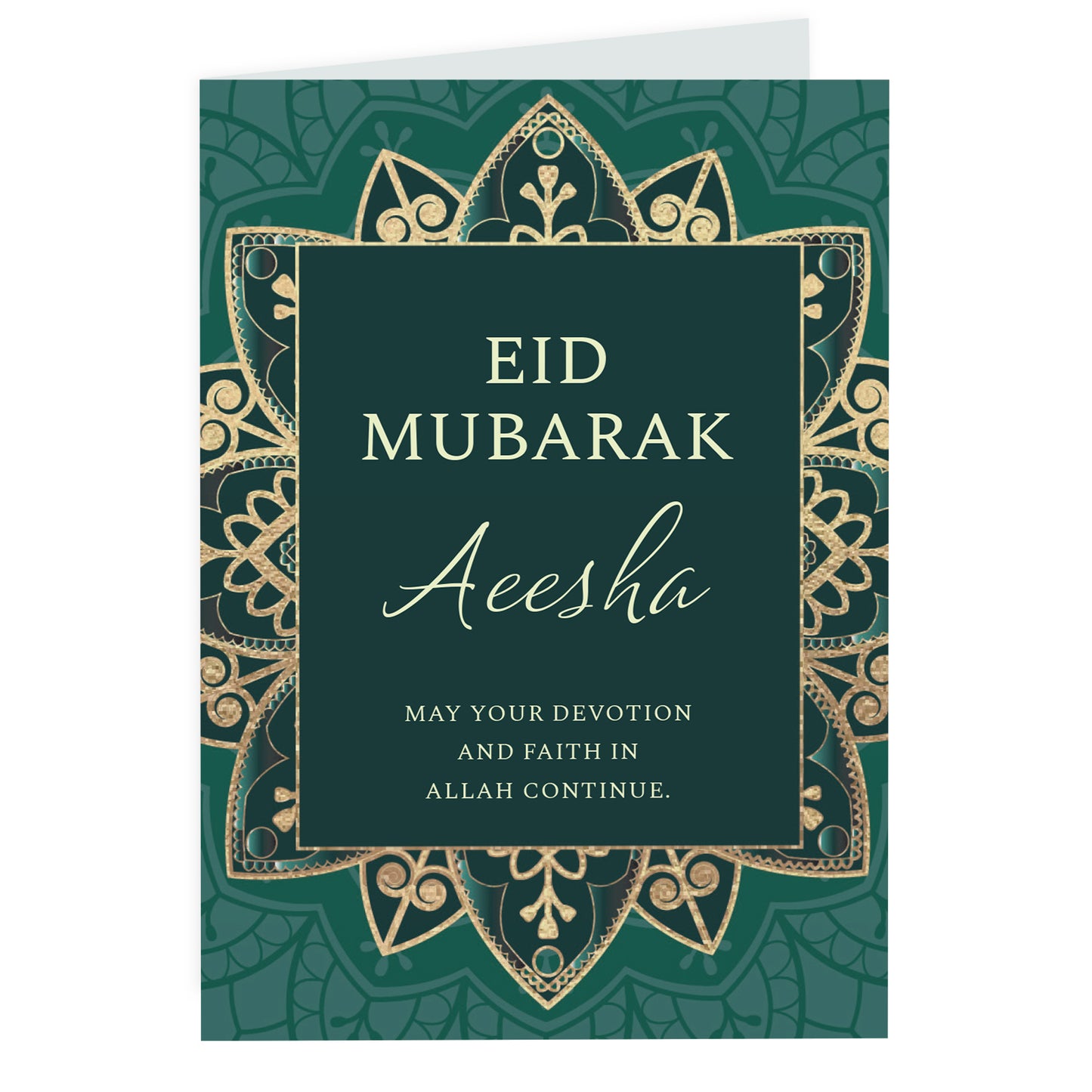 Personalised Eid and Ramadan Card - MK&JD Gifts