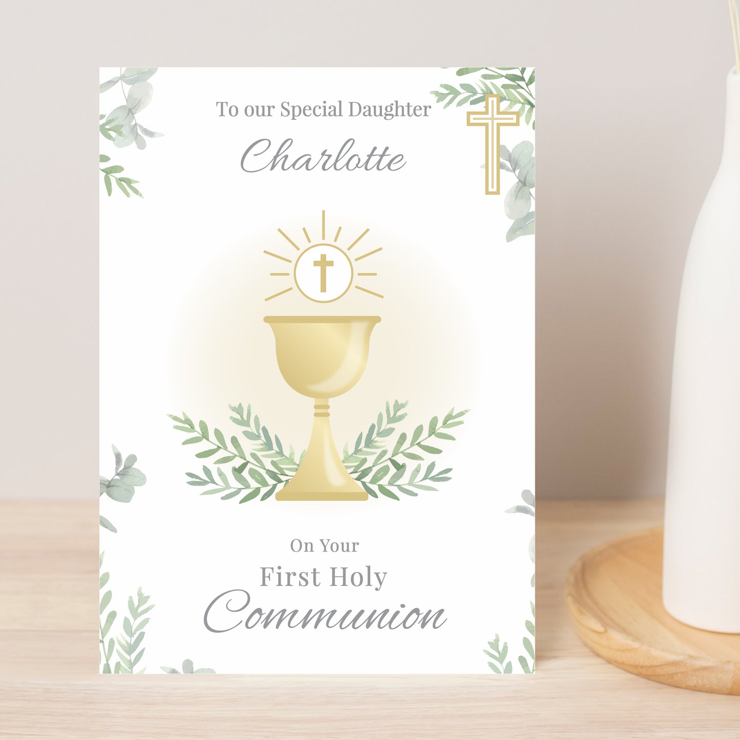 Personalised First Holy Communion Card - MK&JD Gifts