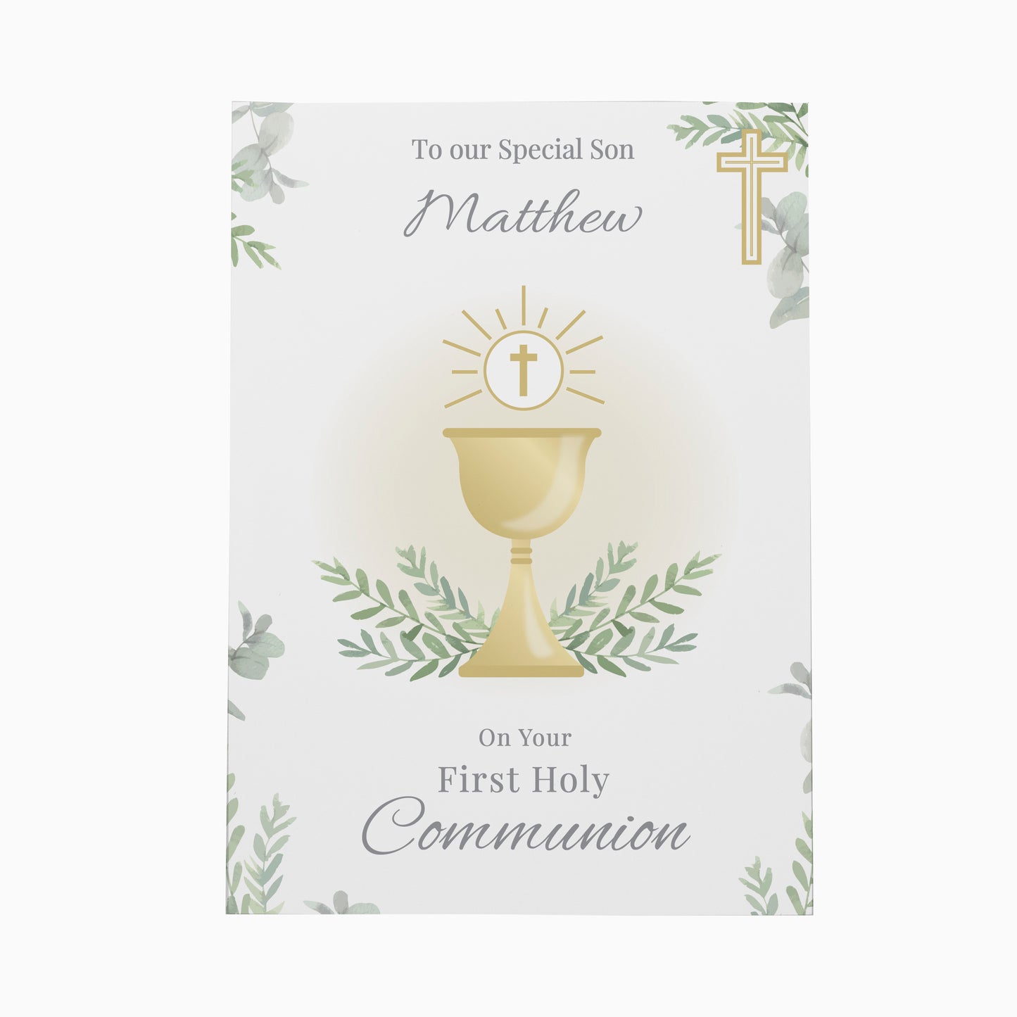 Personalised First Holy Communion Card - MK&JD Gifts