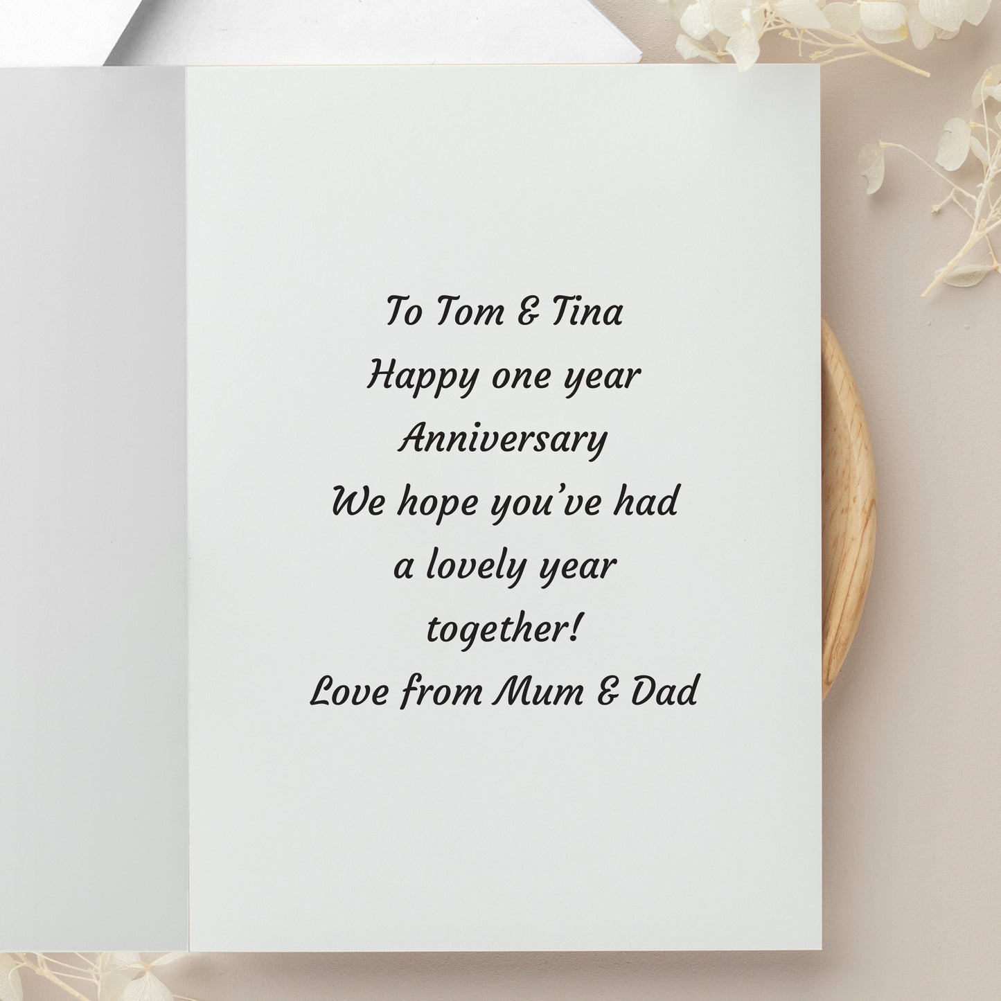 Personalised Photo Upload Card - Display Font - MK&JD Gifts