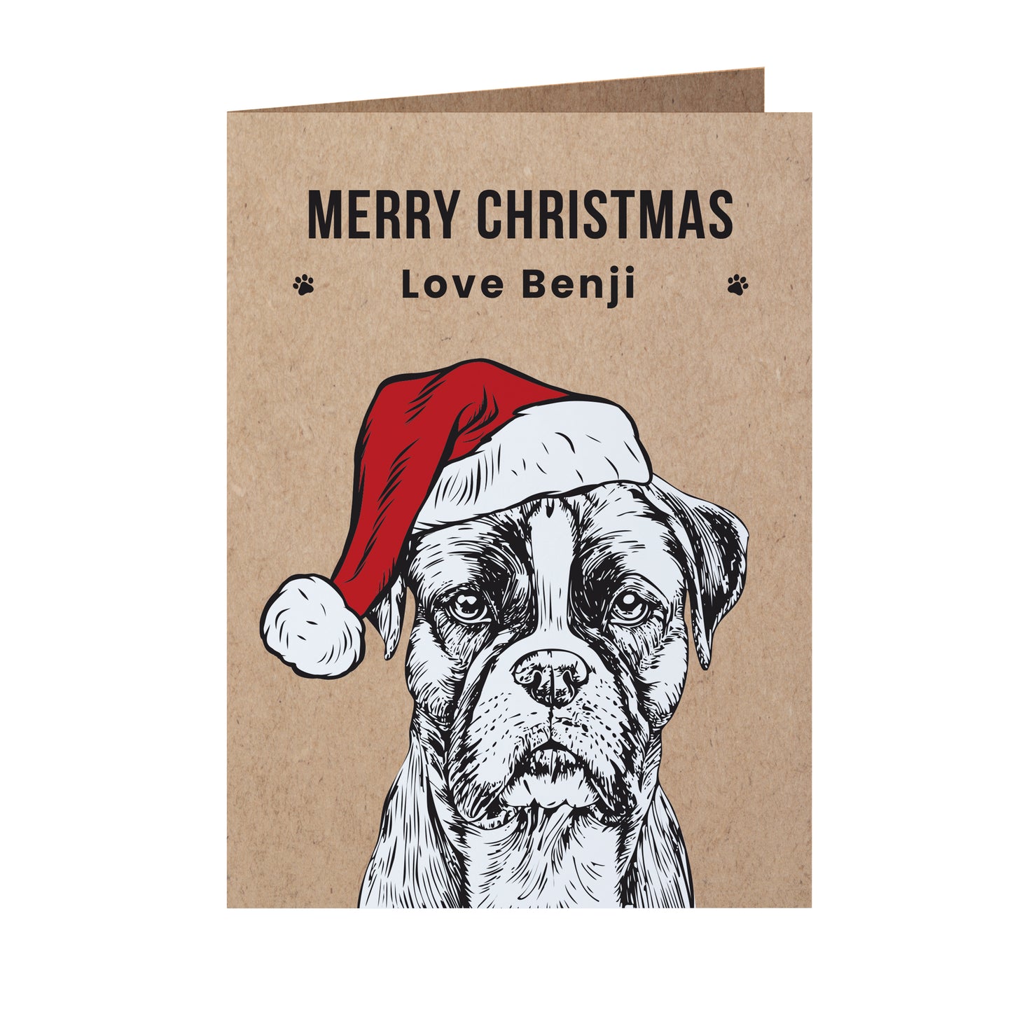 Personalised Dog Breed Christmas Card - MK&JD Gifts