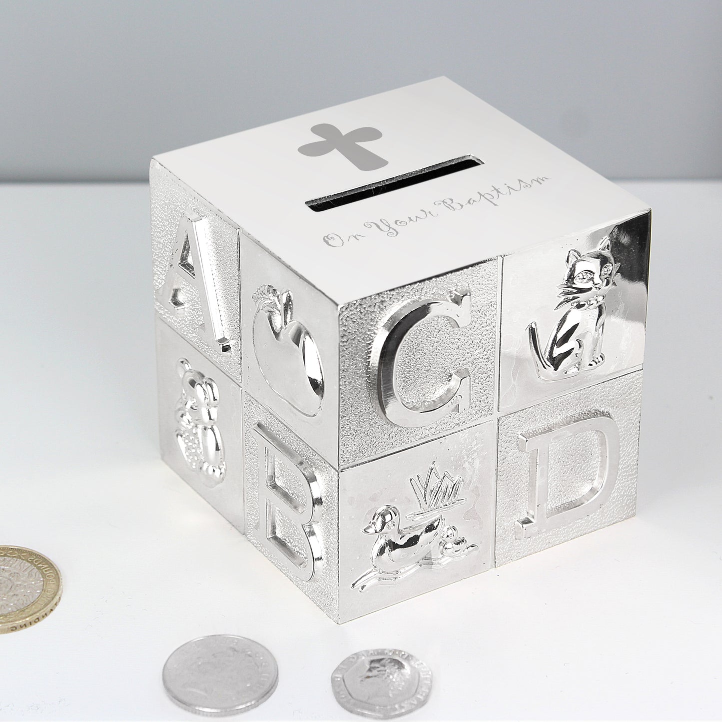 Baptism ABC Money Box - MK&JD Gifts