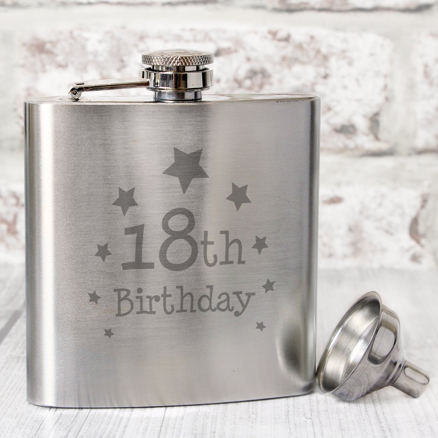 18th Birthday Hip Flask - MK&JD Gifts