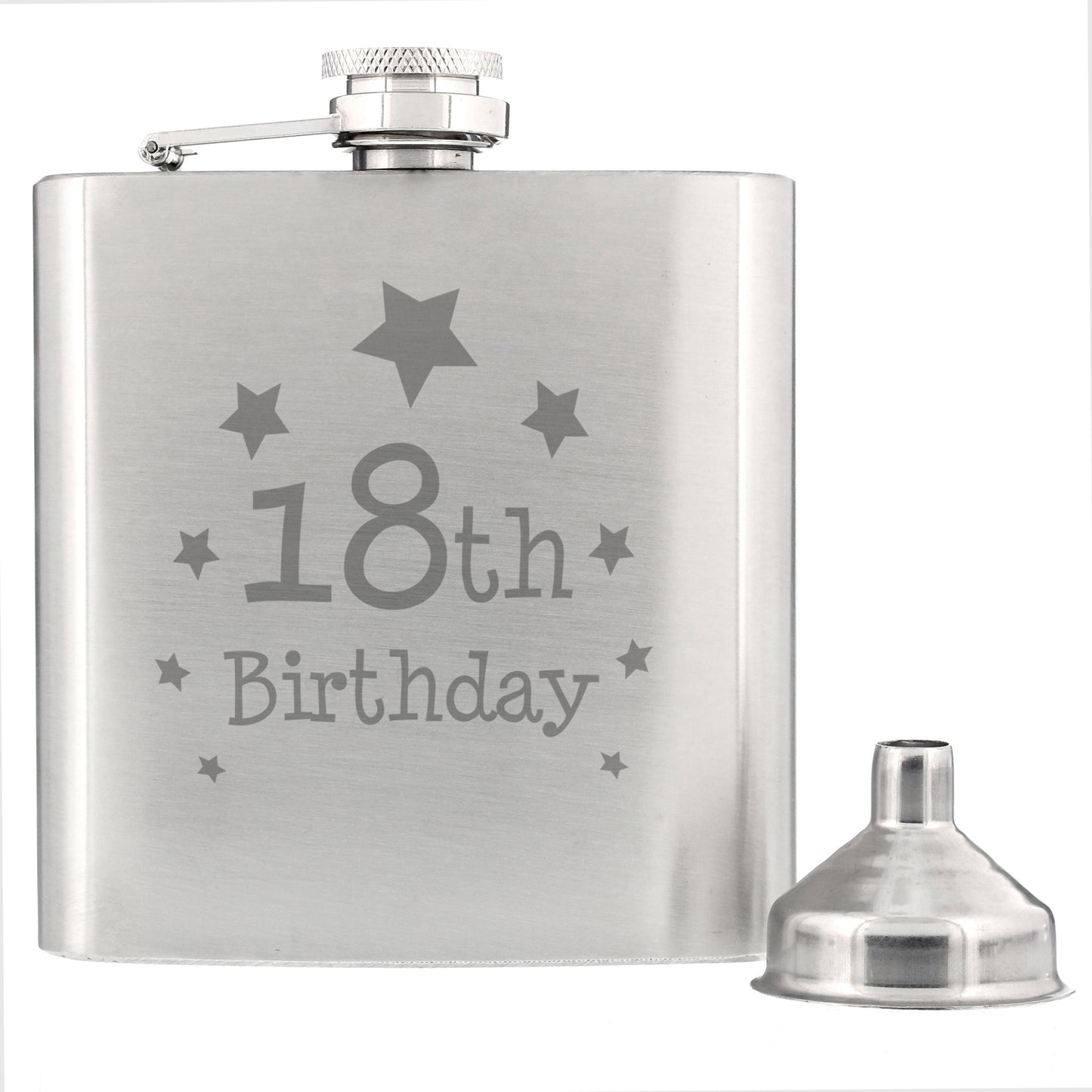 18th Birthday Hip Flask - MK&JD Gifts