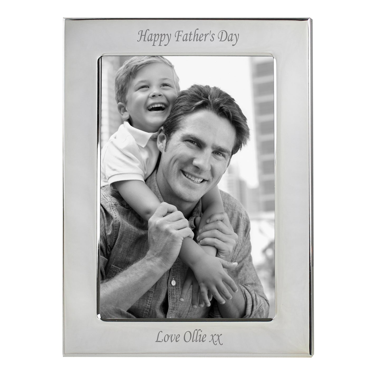 Personalised Silver Plated 6x4 Photo Frame - MK&JD Gifts