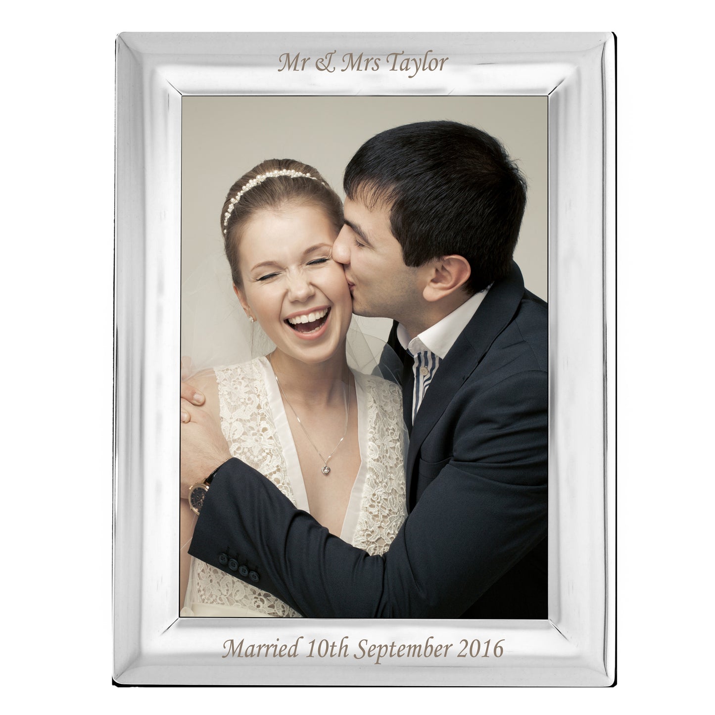 Personalised Silver Plated 6x4 Photo Frame - MK&JD Gifts