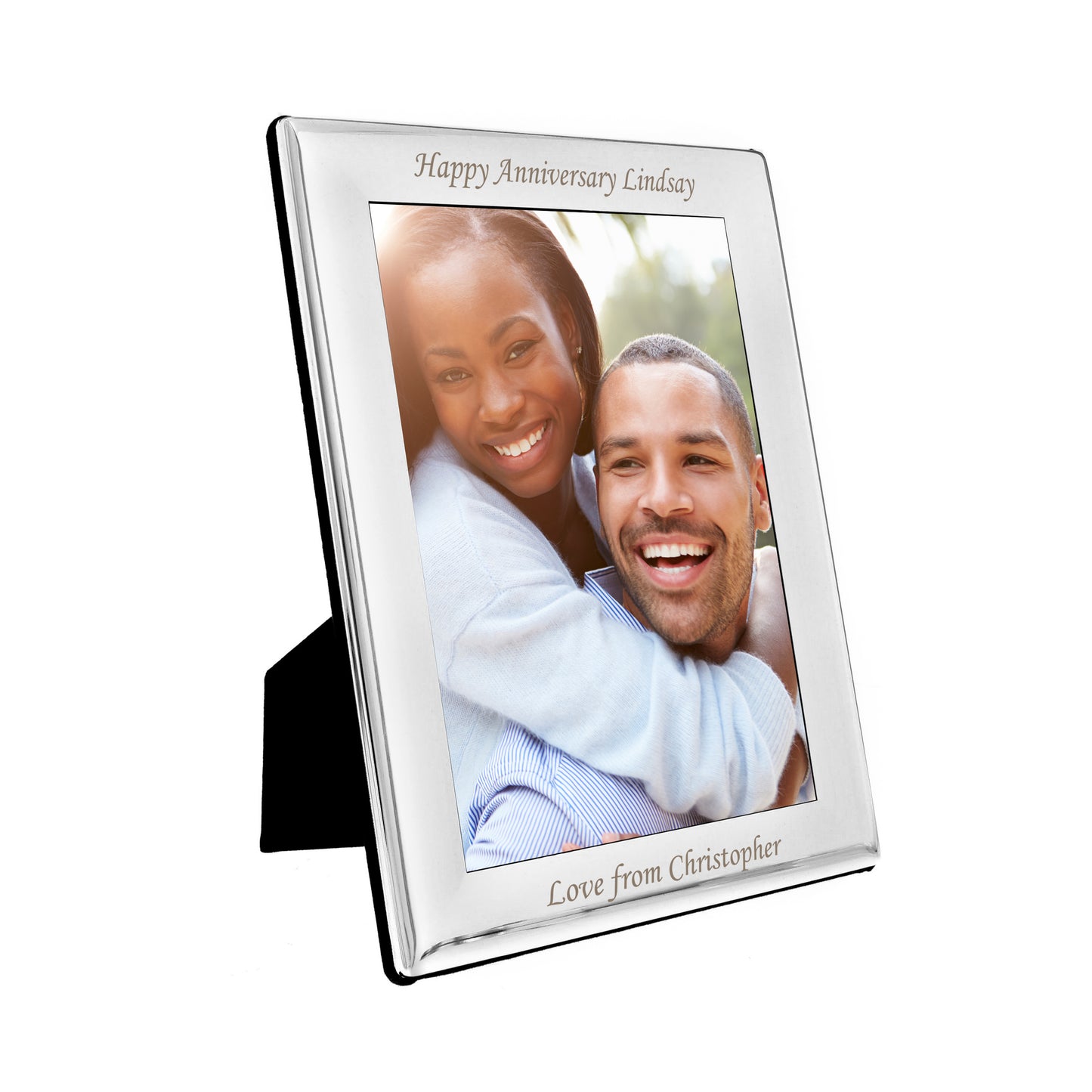 Personalised Silver Plated 6x4 Photo Frame - MK&JD Gifts