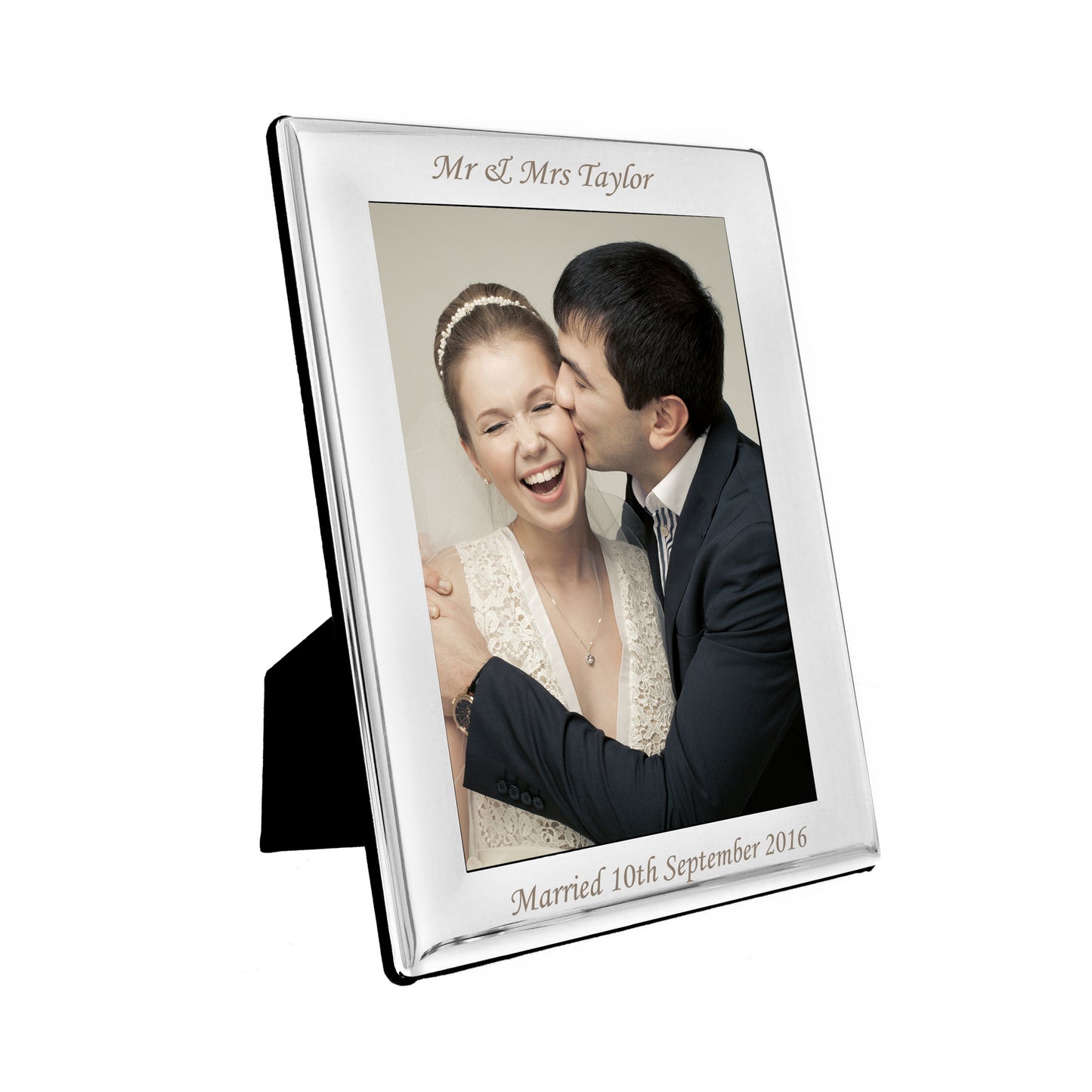 Personalised Silver Plated 6x4 Photo Frame - MK&JD Gifts
