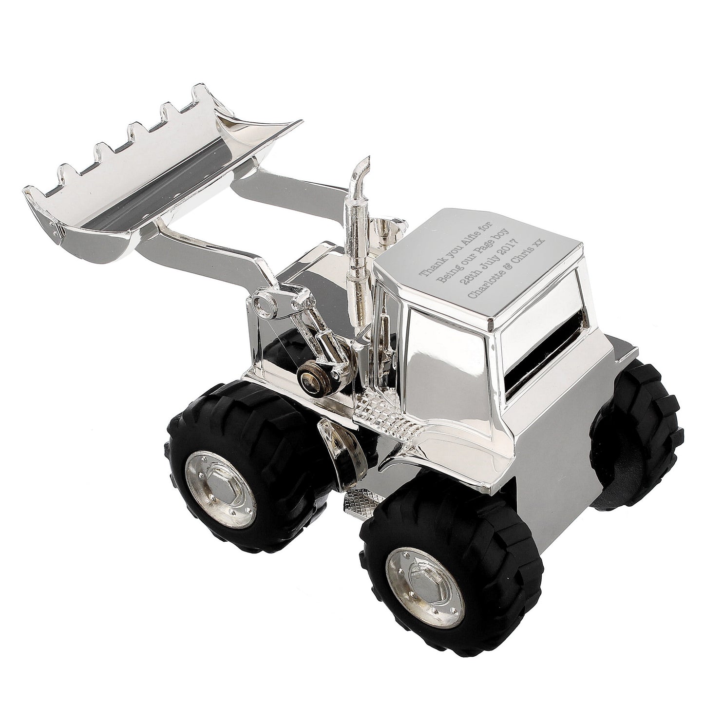 Personalised Digger Money Box - MK&JD Gifts