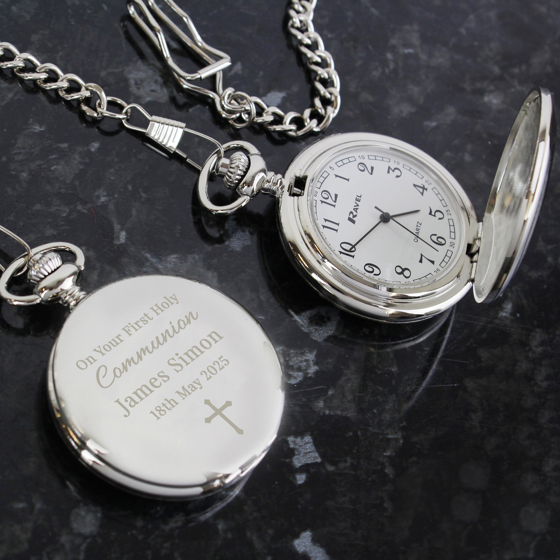 Personalised Religious Pocket Watch - MK&JD Gifts