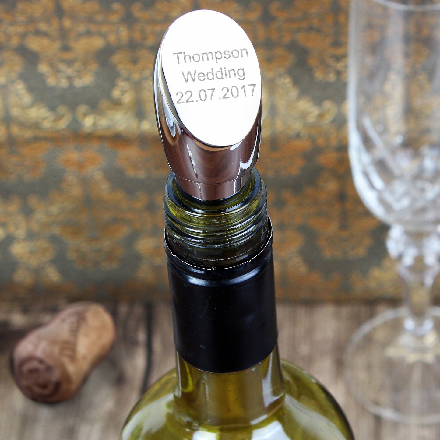 Personalised Wine Stopper - MK&JD Gifts