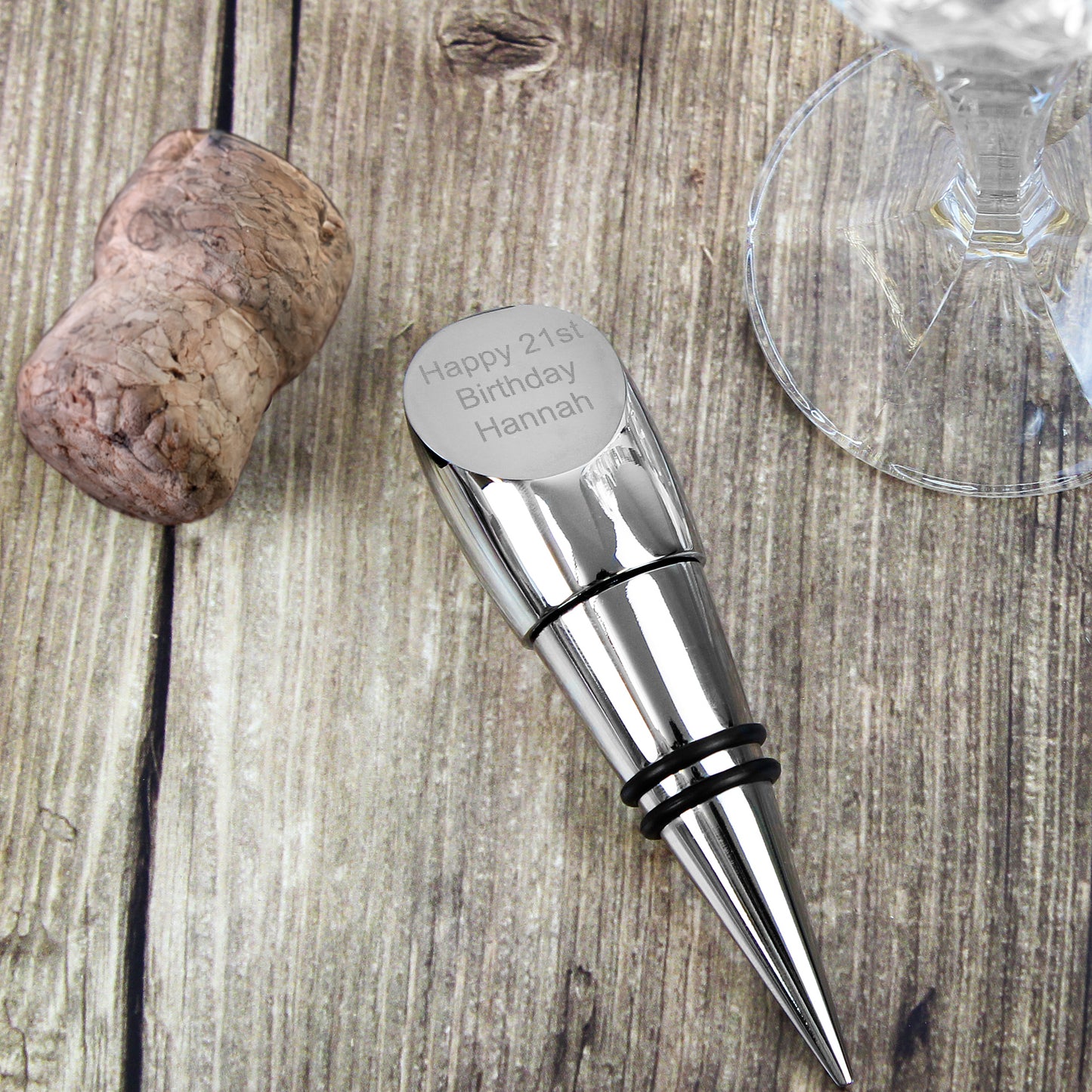Personalised Wine Stopper - MK&JD Gifts