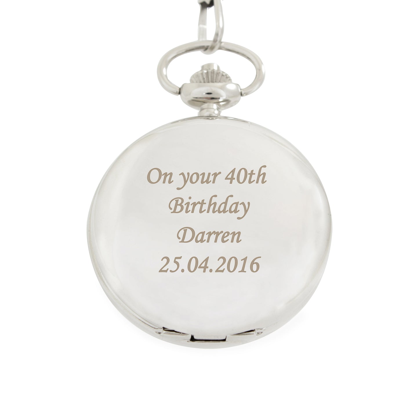 Personalised Pocket Fob Watch - MK&JD Gifts