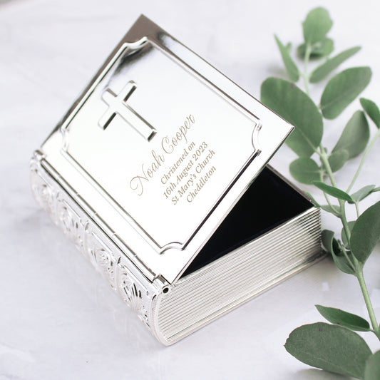 Personalised Bible Trinket Box - MK&JD Gifts